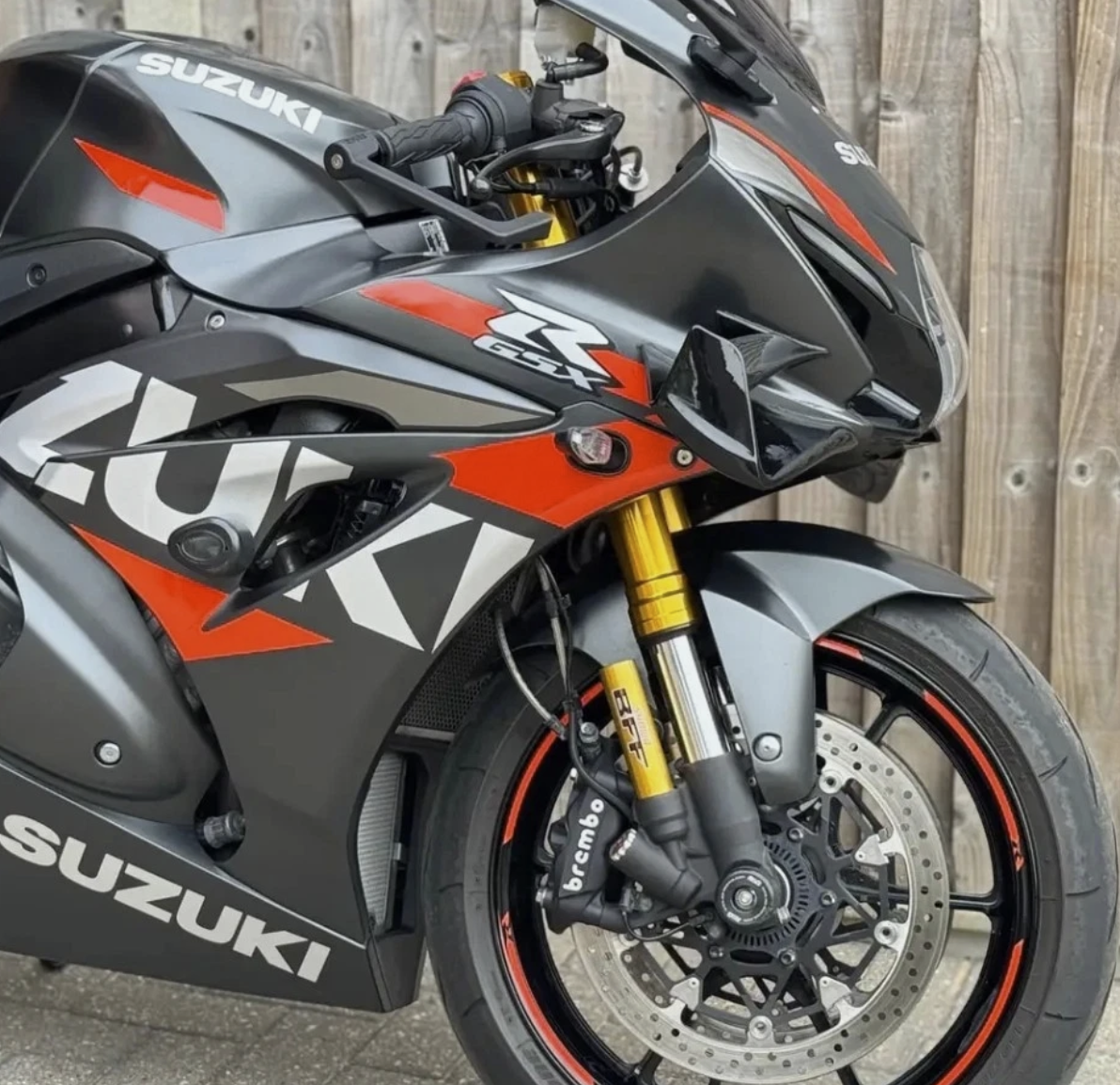 Suzuki GSXR 1000 Winglets Gloss/satin/matte Black
