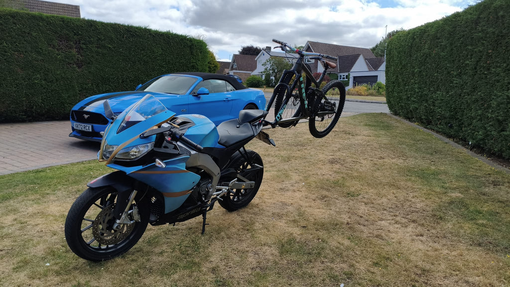 Bicycle Carrier for Motorbike - Aprilia RS125 / RSV4 125