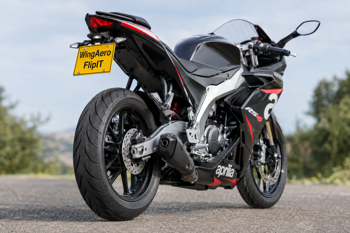 Aprilia RS4 125 rear three-quarter with tail tidy