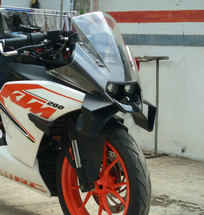 KTM RC 200-390 Winglet Front Spoiler 2014–2021