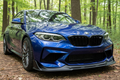 FRONT BUMPER SPLITTER LIP CS STYLE GLOSS BLACK FOR BMW 2 SERIES F87 M2 2015-2022
