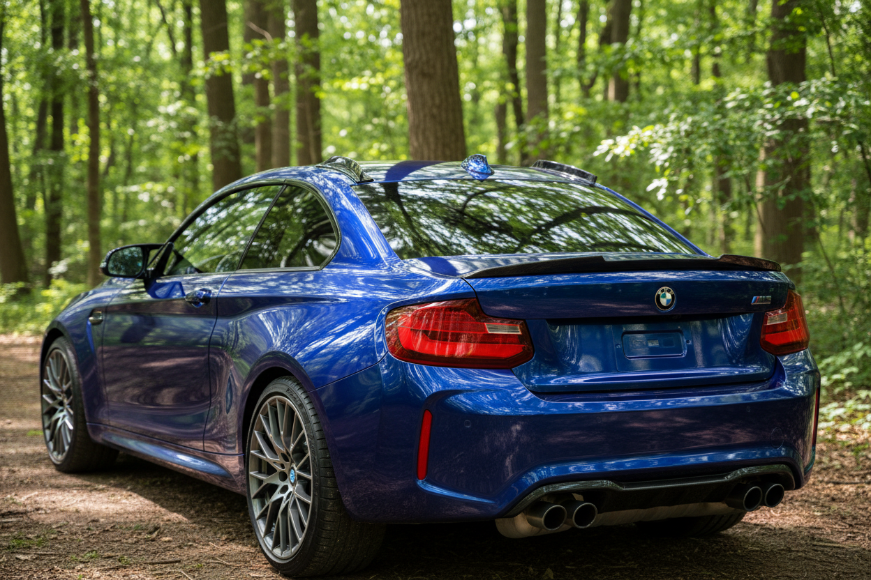 For BMW 2 Series F22 F87 M2 Rear Boot Spoiler Wing Gloss Black Painted