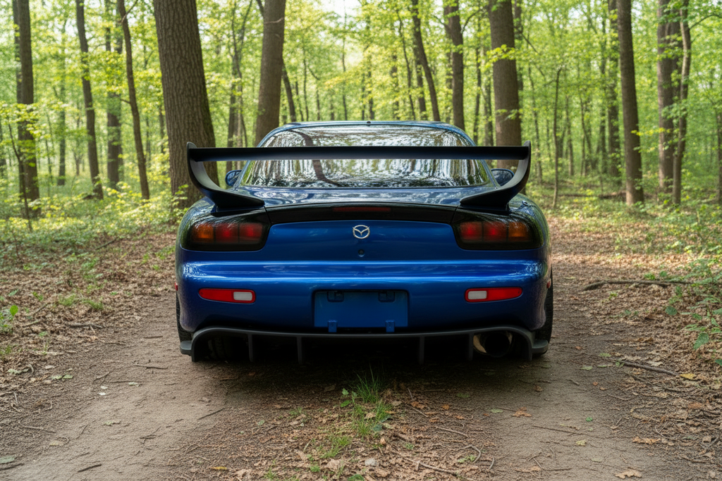 For Mazda Miata MX-5 MK1 MK2 Gloss Rear Trunk GT Style Racing Spoiler Wing