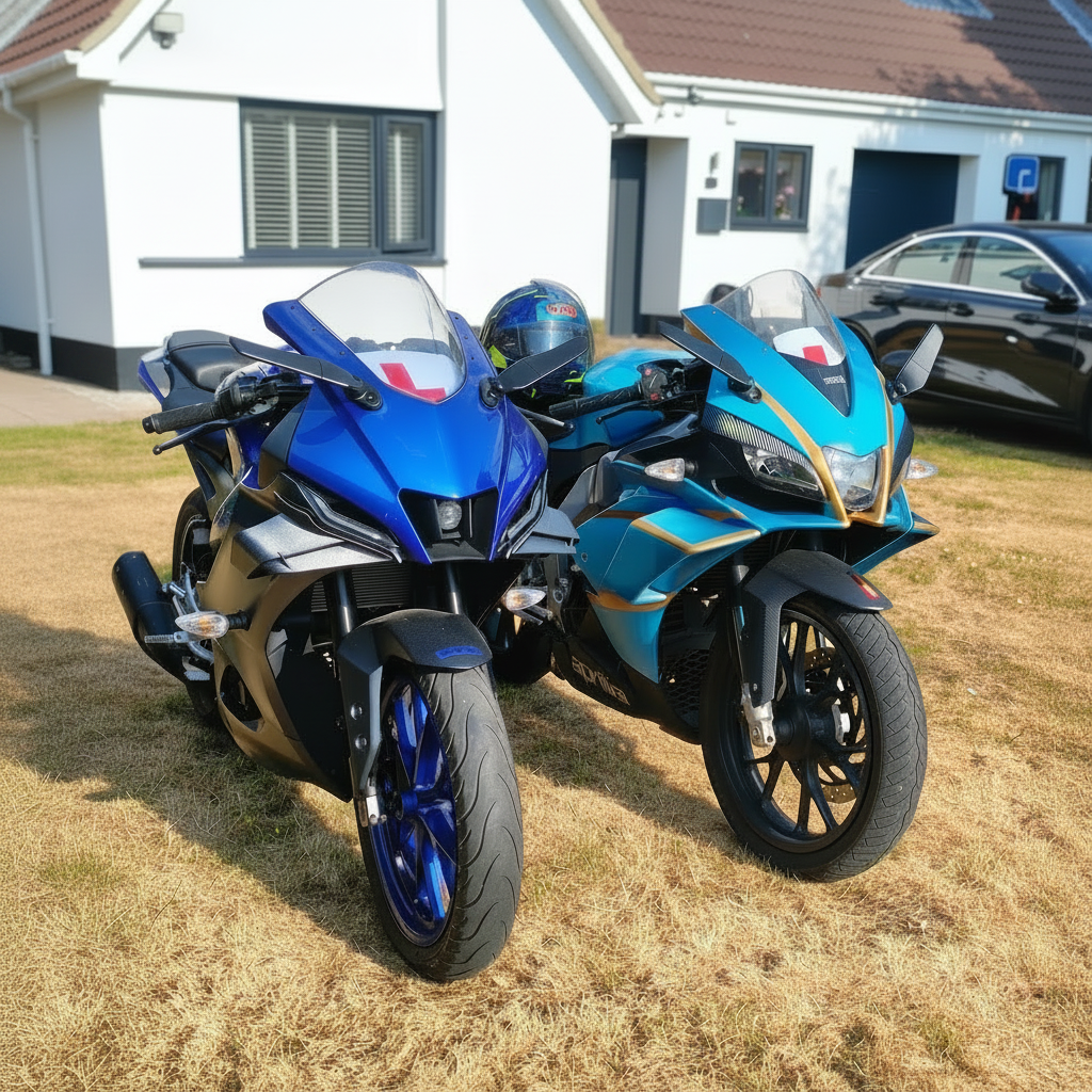 Both bikes - max colour