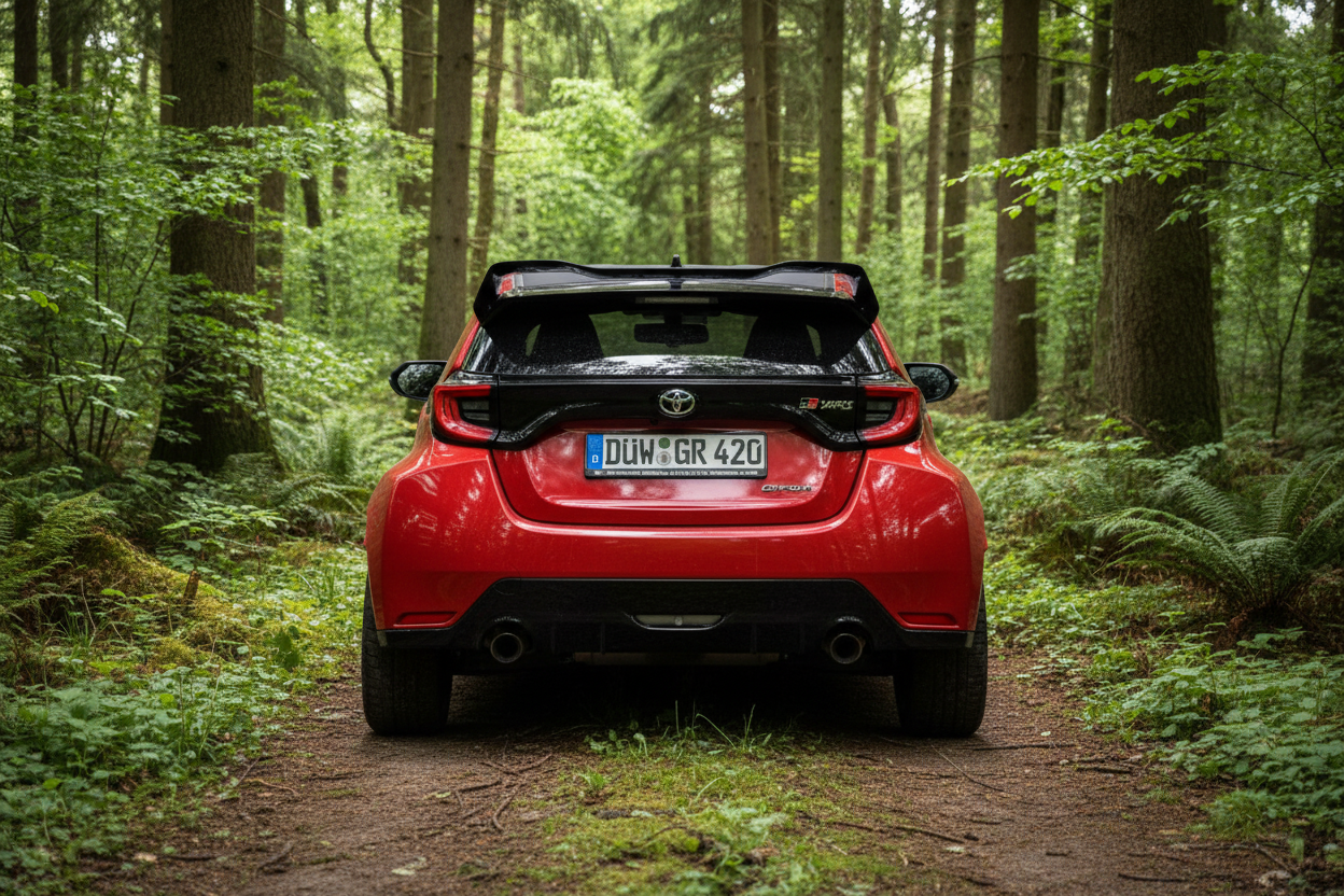 For Toyota Yaris GR 2020-2025 Rear Rooof Window Spoiler Wing (Copy)