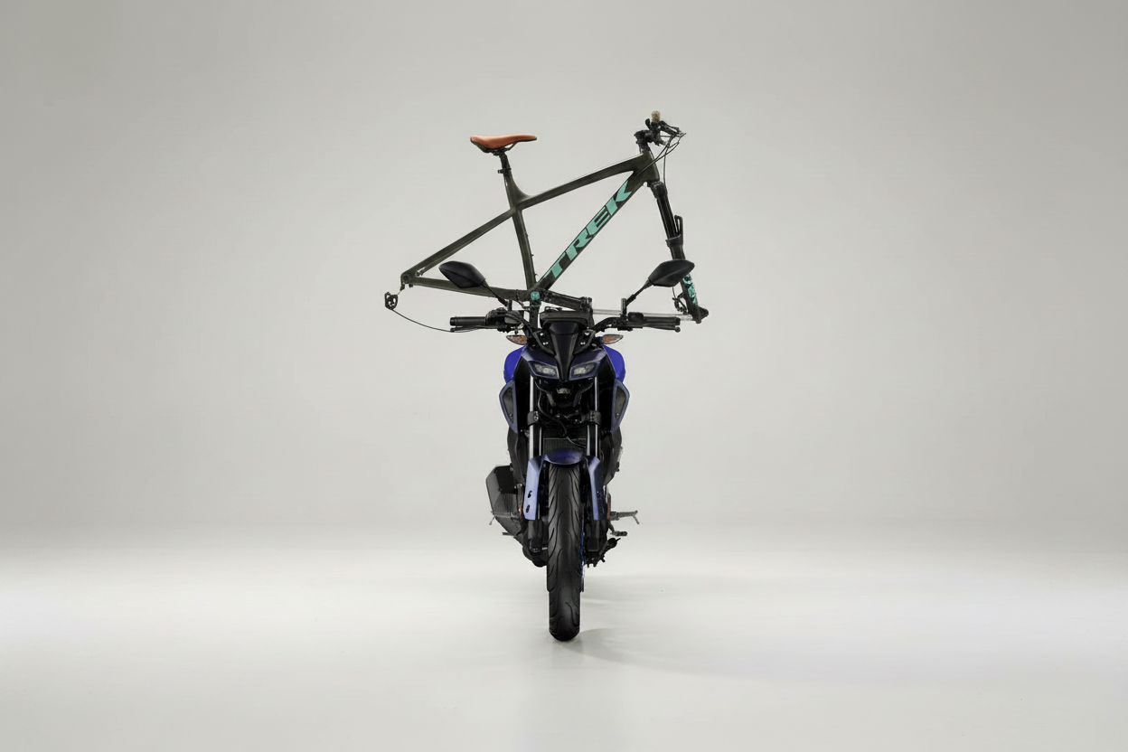 MT-125 Motorcycle Carrier - Front View
