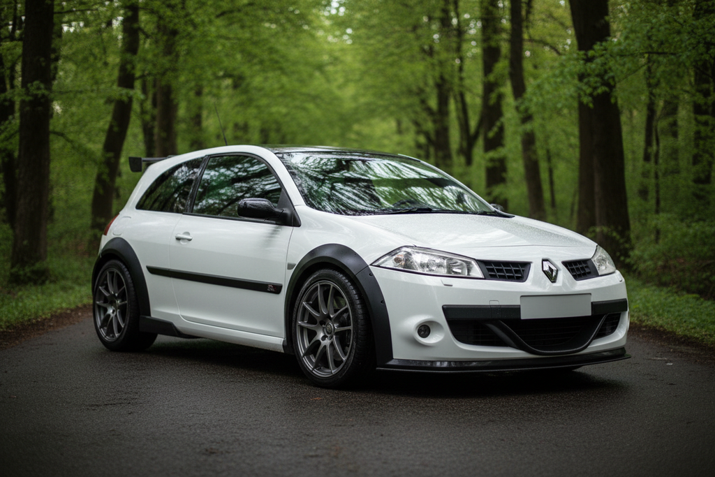 Renault Megane RS Mk2 Full Wide Body Kit - Three Quarter Front