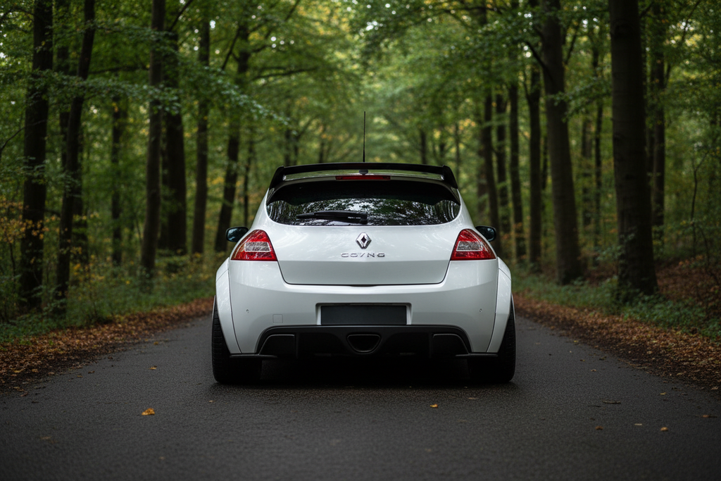 Renault Megane RS Mk2 Full Wide Body Kit - Rear View