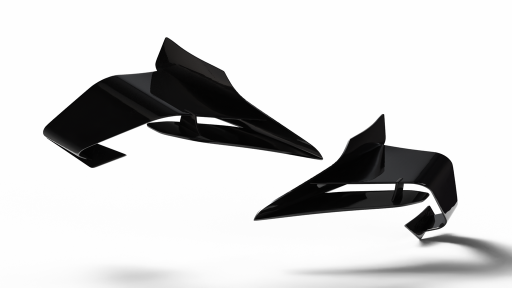 Yamaha YZF R7 Winglets set Gloss Black