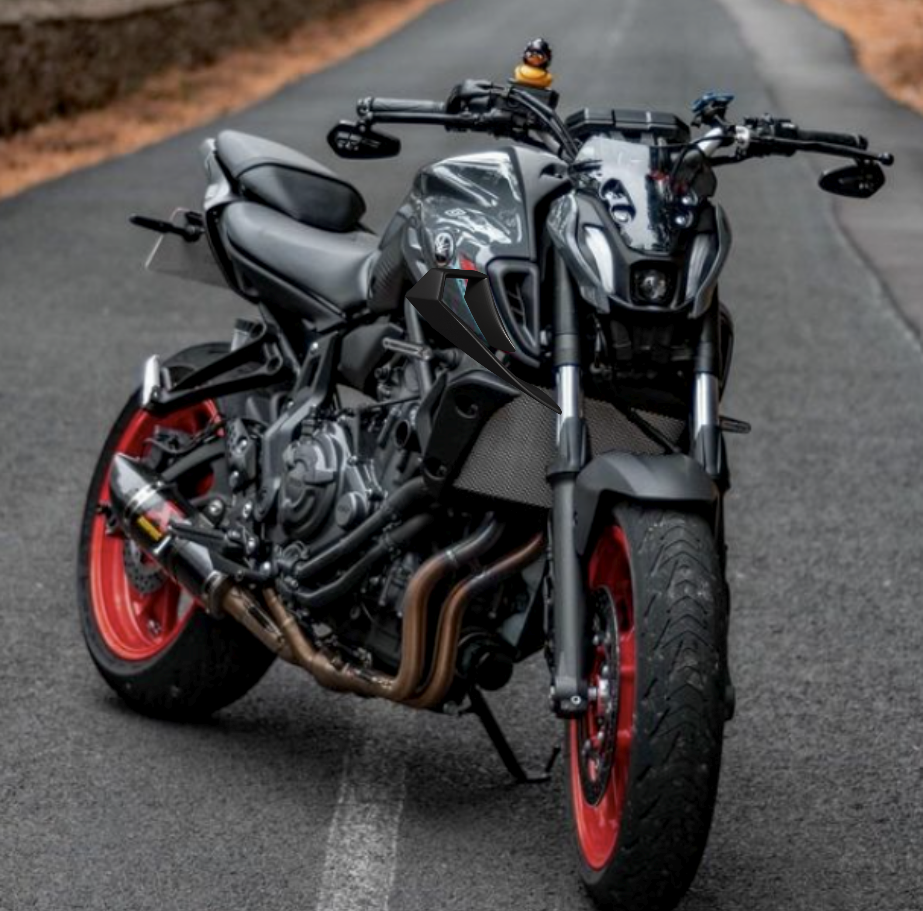 Yamaha MT07 Winglets set Black