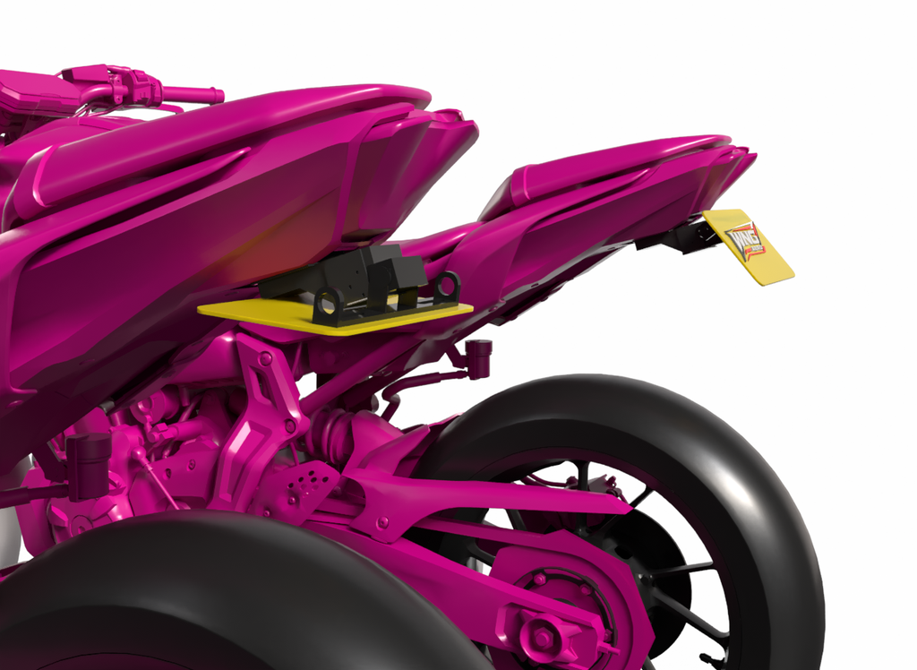 FlipIt Electric Flip Plate for Yamaha MT-07 | Motorised Number Plate Bracket