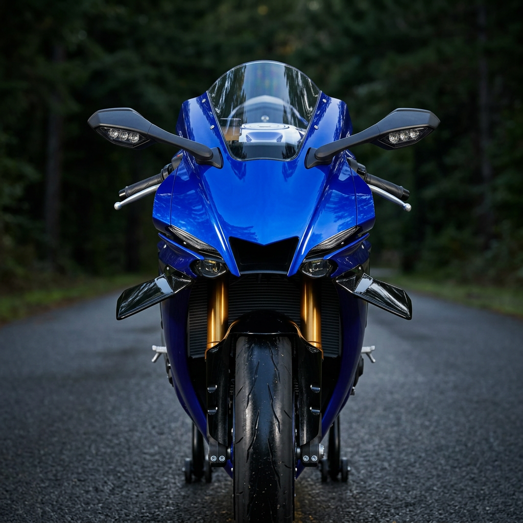 Yamaha YZF-R1 Winglets 2020–2025 – Gloss Black | WingAero