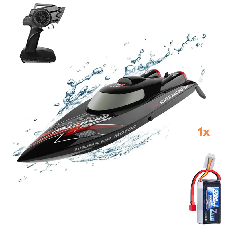 Wl916 RC boat, rc speed boat hobby grade toy 40mph fast rc boat