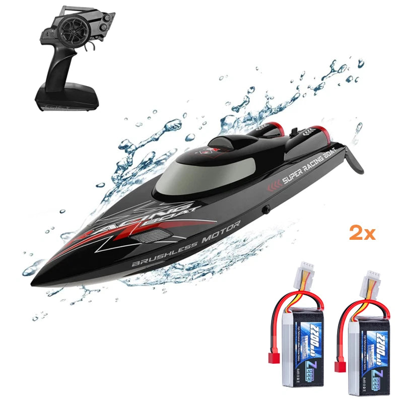 Wl916 RC boat, rc speed boat hobby grade toy 40mph fast rc boat