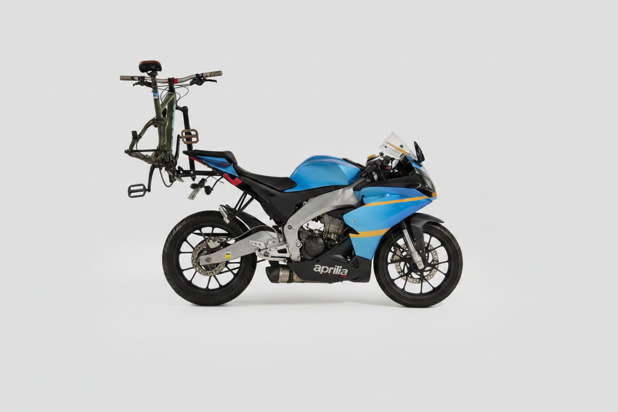 Bicycle Carrier for Motorbike - Aprilia RS125 / RSV4 125