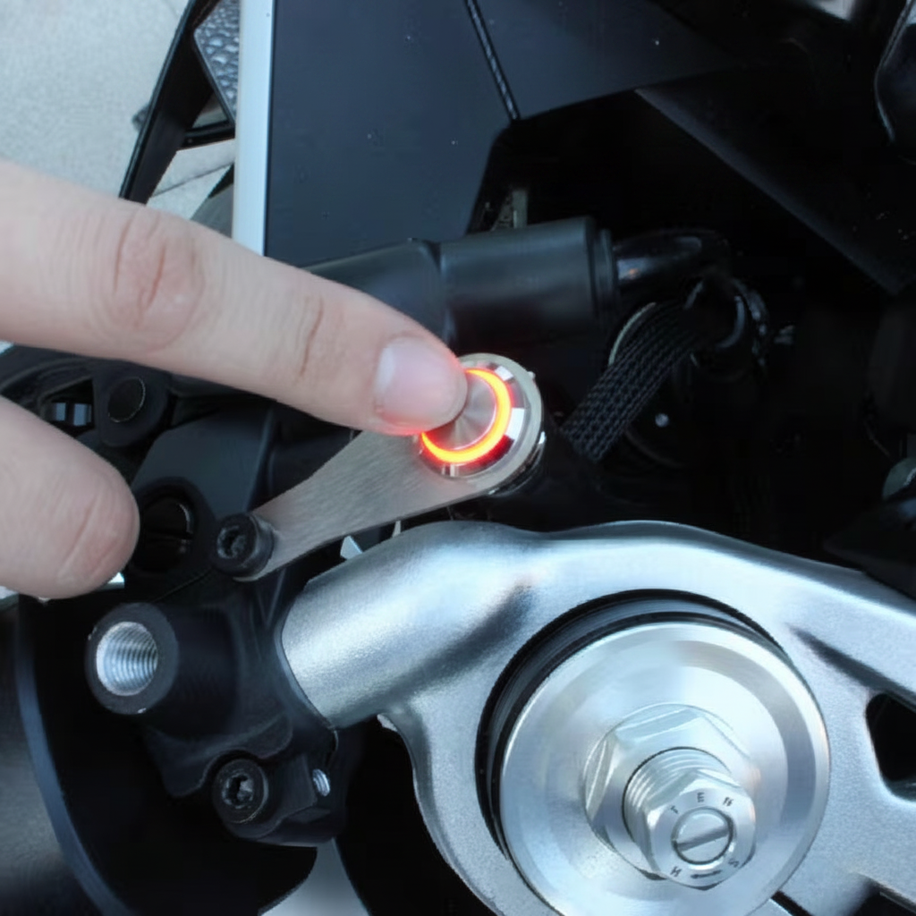 For motorbike Electric Reg Flip Plate – Universal Fit