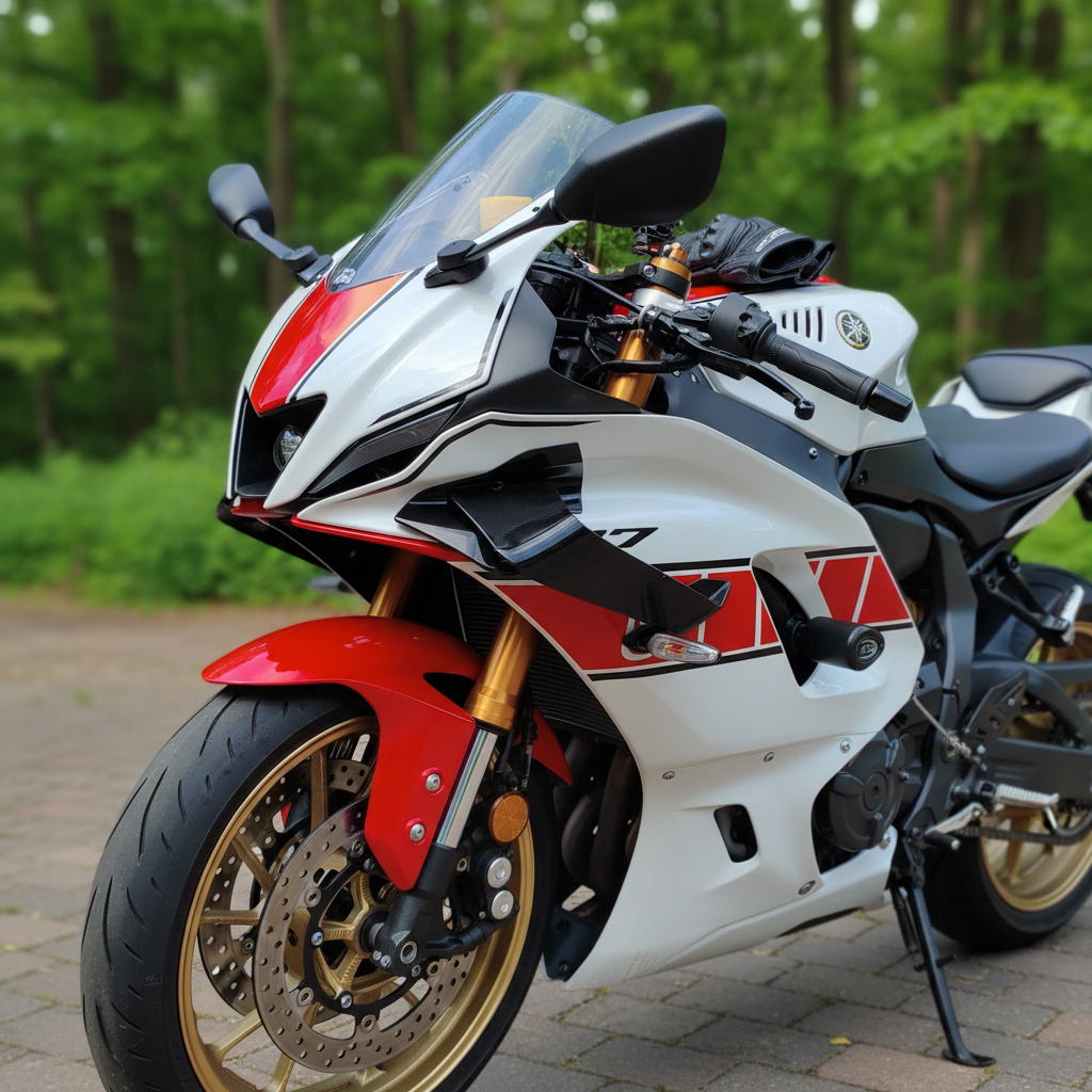 Yamaha YZF R7 Winglets set Gloss Black