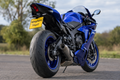 Yamaha R1 rear three-quarter with tail tidy